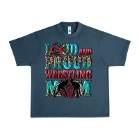 Midnight Navy Loud and proud wrestling Mom Mother's Day Urban Heavy Tee - CowGirlArtShop