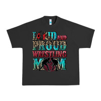 Pigment Black Loud and proud wrestling Mom Mother's Day Urban Heavy Tee - CowGirlArtShop