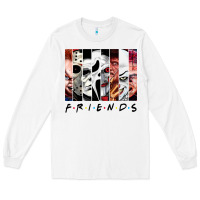 White funny horror friends scary movies halloween costume sweatshirt Long Sleeve Tee - longCreatives