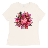 Bone breast cancer sunflower Ladies Tee - texasbilliewilder