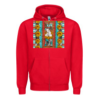 Red goat family mom sunflowers serape leopard cowhide tumbler Zipper Hoodie - Artiststas