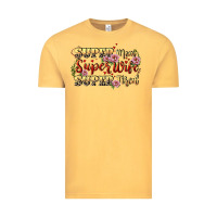 Vintage Mustard Super mom super wife super tired Vintage Tee - CowGirlArtShop