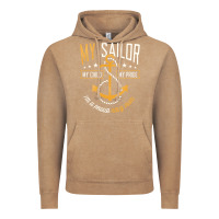 Vintage Coffee Proud Navy Mother for Moms of Sailors Proud Mom Navy Family Vintage Hoodie - longCreatives