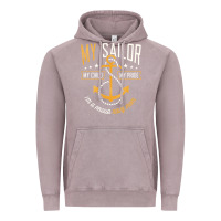 Vintage Zinc Proud Navy Mother for Moms of Sailors Proud Mom Navy Family Vintage Hoodie - longCreatives