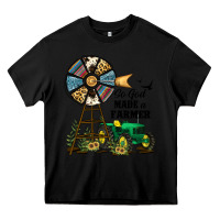 Black So God Made a Farmer Heavy Core Tee - JahusDesignShop