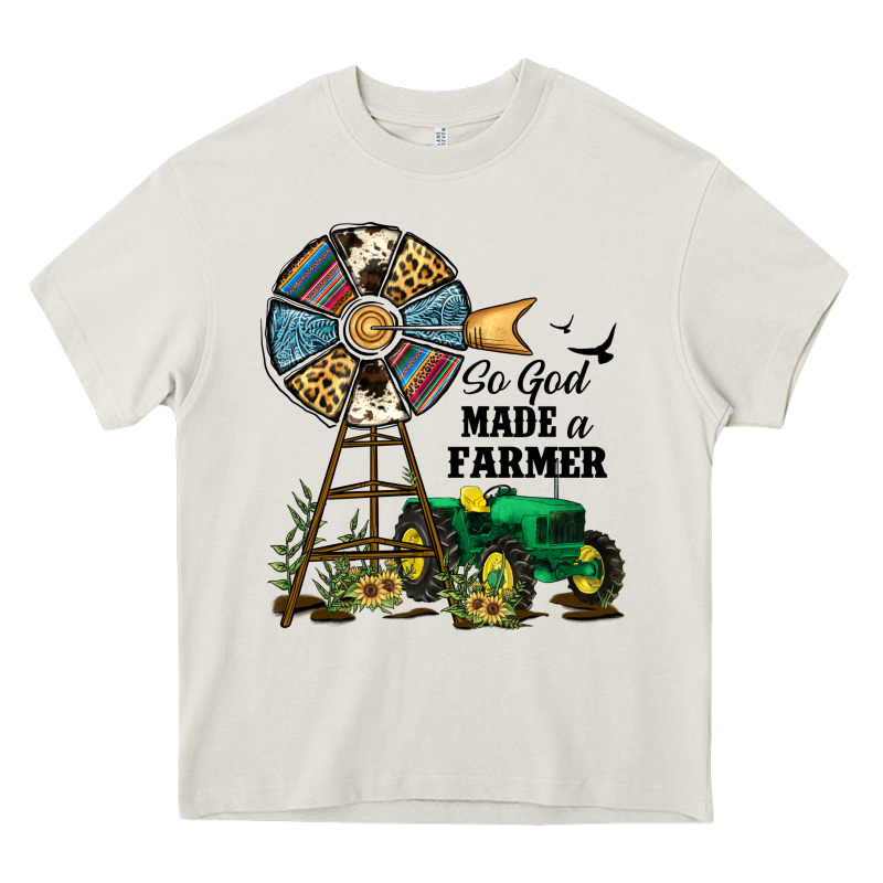 So God Made A Farmer Heavy Core Tee by JahusDesignShop | Teevron