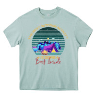Arona camping The Best Outdoor Activity Is Going Back Inside Heavy Core Tee - Bettercallsaul