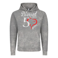 Cloud Rock Vintage 50th Birthday Blessed By God For 50 Years Birthday Vintage Hoodie - longCreatives