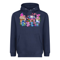 Navy stitch with lilo coffee cups Heavyweight Hoodie - AdoDesignShop