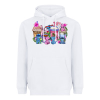 White stitch with lilo coffee cups Heavyweight Hoodie - AdoDesignShop