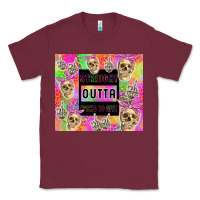 Burgundy straight outta fucks to give Classic Tee - TumblerDesignByShophia