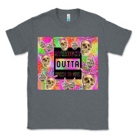 Charcoal Heather straight outta fucks to give Classic Tee - TumblerDesignByShophia