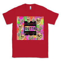 Red straight outta fucks to give Classic Tee - TumblerDesignByShophia