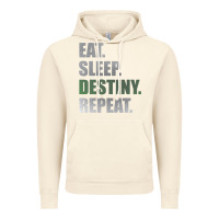 Vintage Artic Destiny  Eat Sleep Destiny Repeat Short Sleeve Vintage Hoodie - longCreatives