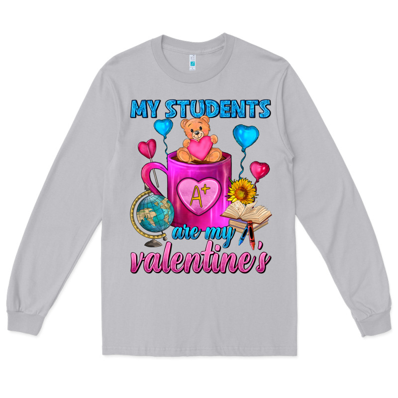 My Students Are My Valentines Day Coffee Mug Long Sleeve Tee by FaDigitalArtStudio | Teevron