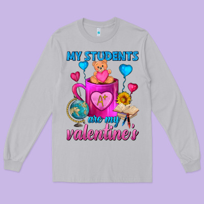 My Students Are My Valentines Day Coffee Mug Long Sleeve Tee Designed By Fadigitalartstudio