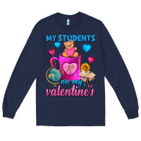 Navy My Students Are My Valentines Day Coffee Mug Long Sleeve Tee - FaDigitalArtStudio