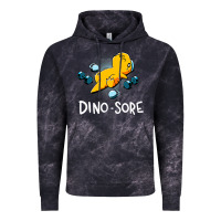 Cloud Black Dino Sore Funny Dinosaur Workout Gym Fitness Lifting Vintage Hoodie - longCreatives