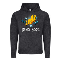 Vintage Black Dino Sore Funny Dinosaur Workout Gym Fitness Lifting Vintage Hoodie - longCreatives