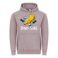 Vintage Zinc Dino Sore Funny Dinosaur Workout Gym Fitness Lifting Vintage Hoodie - longCreatives