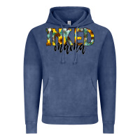 Vintage Denim Inked Mama Vintage Hoodie - CowCowDesign