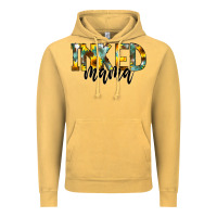 Vintage Mustard Inked Mama Vintage Hoodie - CowCowDesign