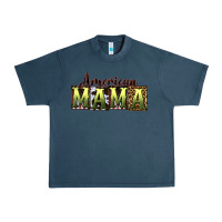 Midnight Navy American Mama  Mother's Day Urban Heavy Tee - CowGirlArtShop