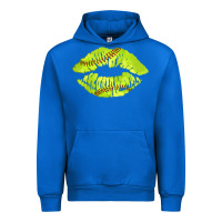 Cobalt softball lips Urban Hoodie - AdoDesignShop