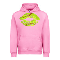 Fuchsia Pink softball lips Urban Hoodie - AdoDesignShop