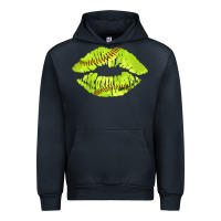 Navy softball lips Urban Hoodie - AdoDesignShop