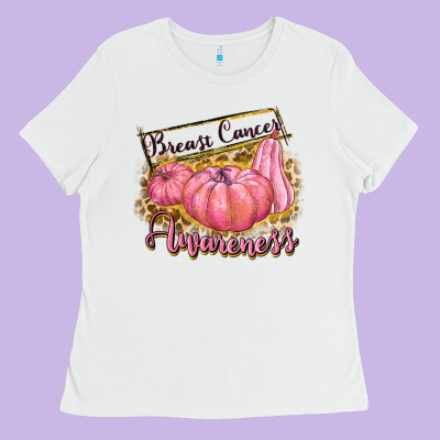 Breast Cancer Awareness Ladies Tee Designed By Texasbilliewilder