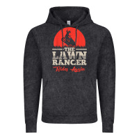 Vintage Black the lawn ranger rides again shirt  cute lawn caretaker gift Vintage Hoodie - longCreatives