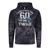 Cloud Black I Survived The Sixties Twice Classic Birthday Vintage Hoodie - longCreatives