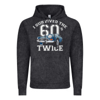Vintage Black I Survived The Sixties Twice Classic Birthday Vintage Hoodie - longCreatives