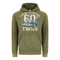 Vintage Olive I Survived The Sixties Twice Classic Birthday Vintage Hoodie - longCreatives