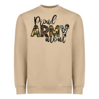 Mushroom proud Army mom Heavyweight Sweatshirt - CowhideDigitalArt