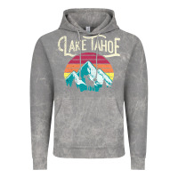 Cloud Rock Vintage Lake Tahoe Mountains Retro T Vintage Hoodie - longCreatives