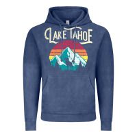 Vintage Denim Vintage Lake Tahoe Mountains Retro T Vintage Hoodie - longCreatives