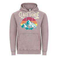 Vintage Zinc Vintage Lake Tahoe Mountains Retro T Vintage Hoodie - longCreatives