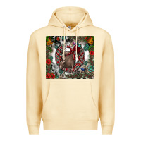 Pina Colada Rodeo Santa Premium Hoodie - CowhideDigitalArt