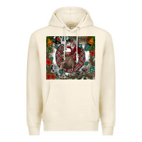 Tofu Rodeo Santa Premium Hoodie - CowhideDigitalArt