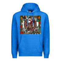 True Royal Rodeo Santa Premium Hoodie - CowhideDigitalArt