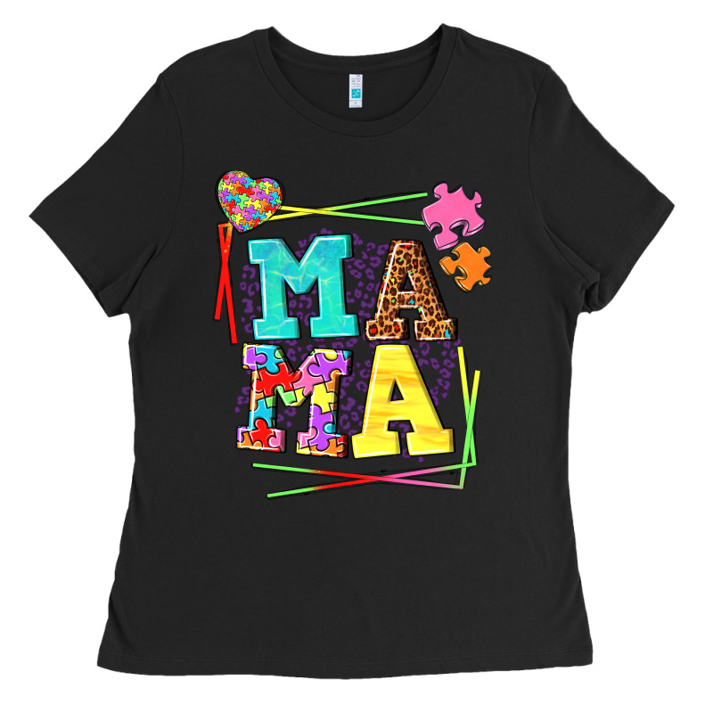 Autism Mama Ladies Tee by NancyCooperArtShop | Teevron
