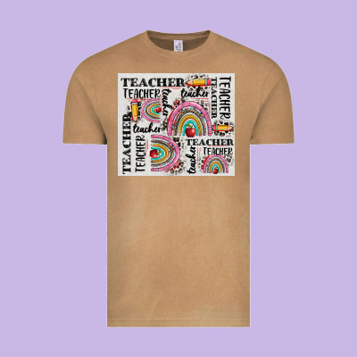 Teacher Tumbler Vintage Tee Designed By Cowgirlartshop