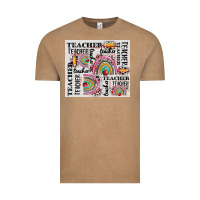Vintage Coffee teacher tumbler Vintage Tee - CowGirlArtShop
