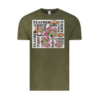 Vintage Olive teacher tumbler Vintage Tee - CowGirlArtShop