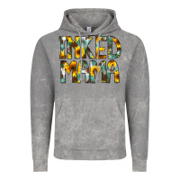 Cloud Rock Inked Mama Flowers Vintage Hoodie - CowCowDesign
