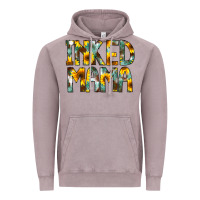 Vintage Zinc Inked Mama Flowers Vintage Hoodie - CowCowDesign