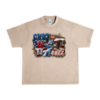 French Oak Born to be free Urban Heavy Tee - CowGirlArtShop