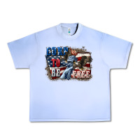 Grape Ice Born to be free Urban Heavy Tee - CowGirlArtShop